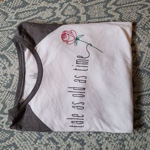 Beauty and the Beast quarter sleeve